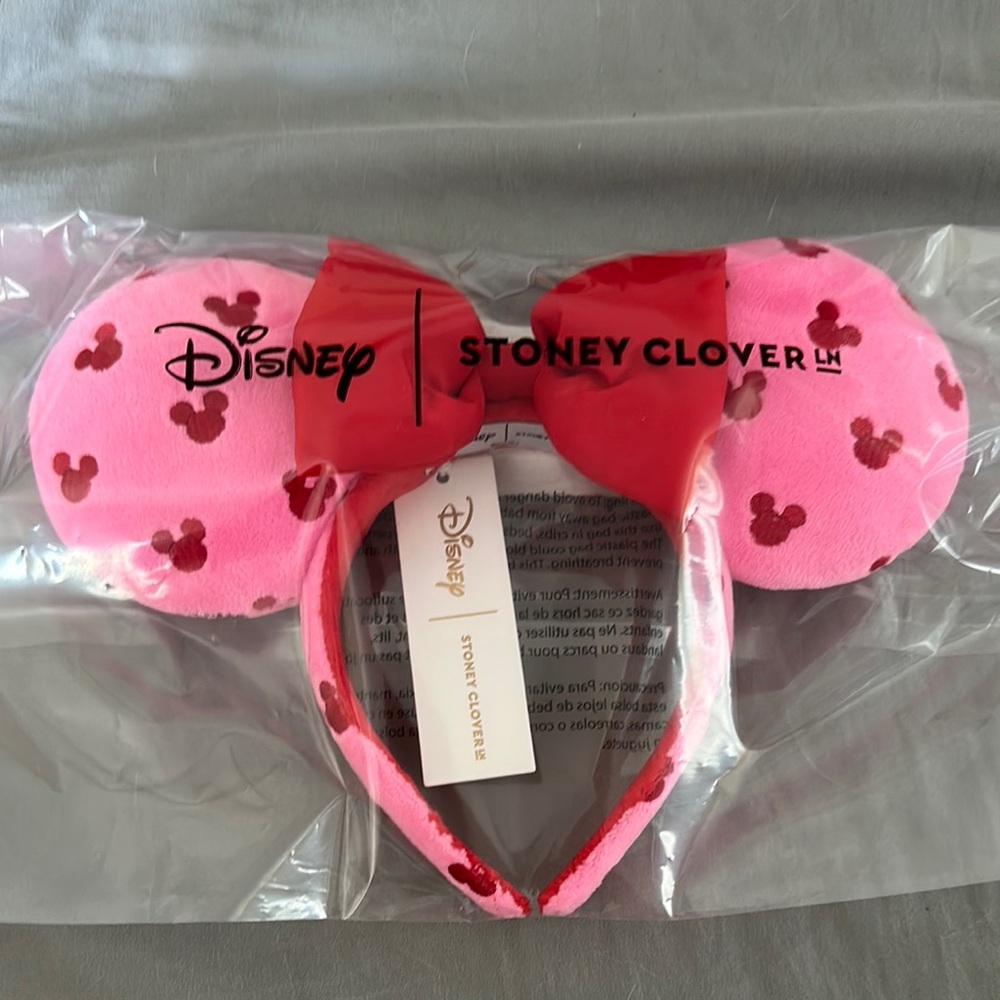 Stoney Clover Lane Pink and Red Minnie Mouse Ears
